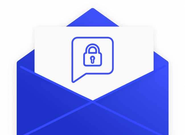 Email Message Privacy Icon